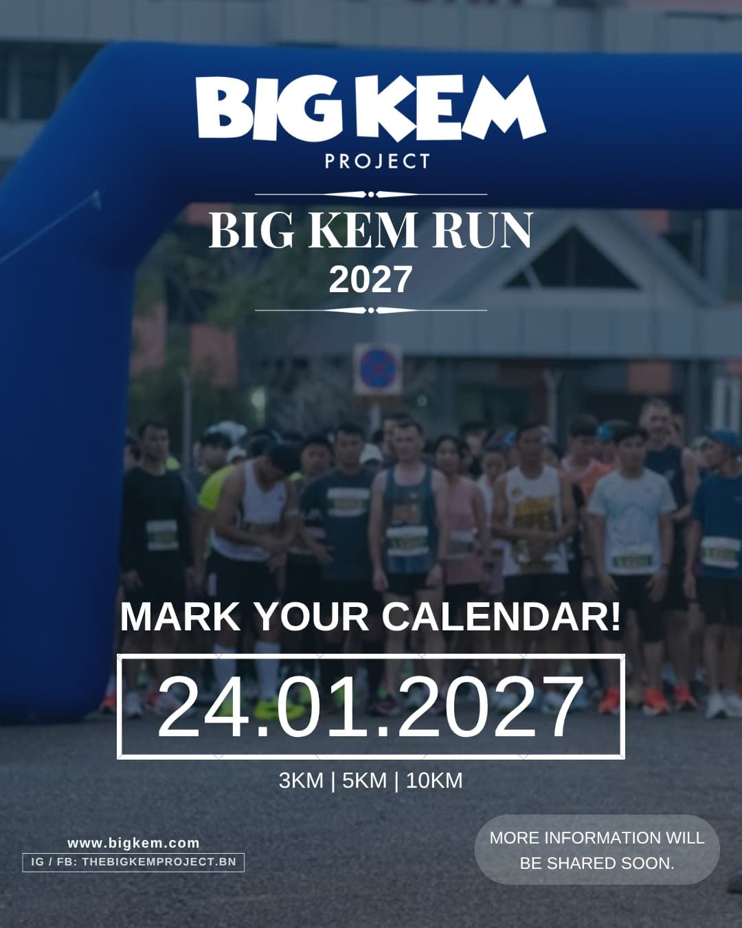 Big Kem Run 2027 event poster
