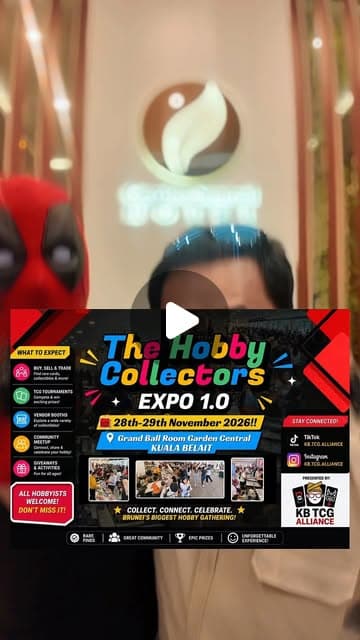 The Hobby Collectors Expo 1.0 event poster
