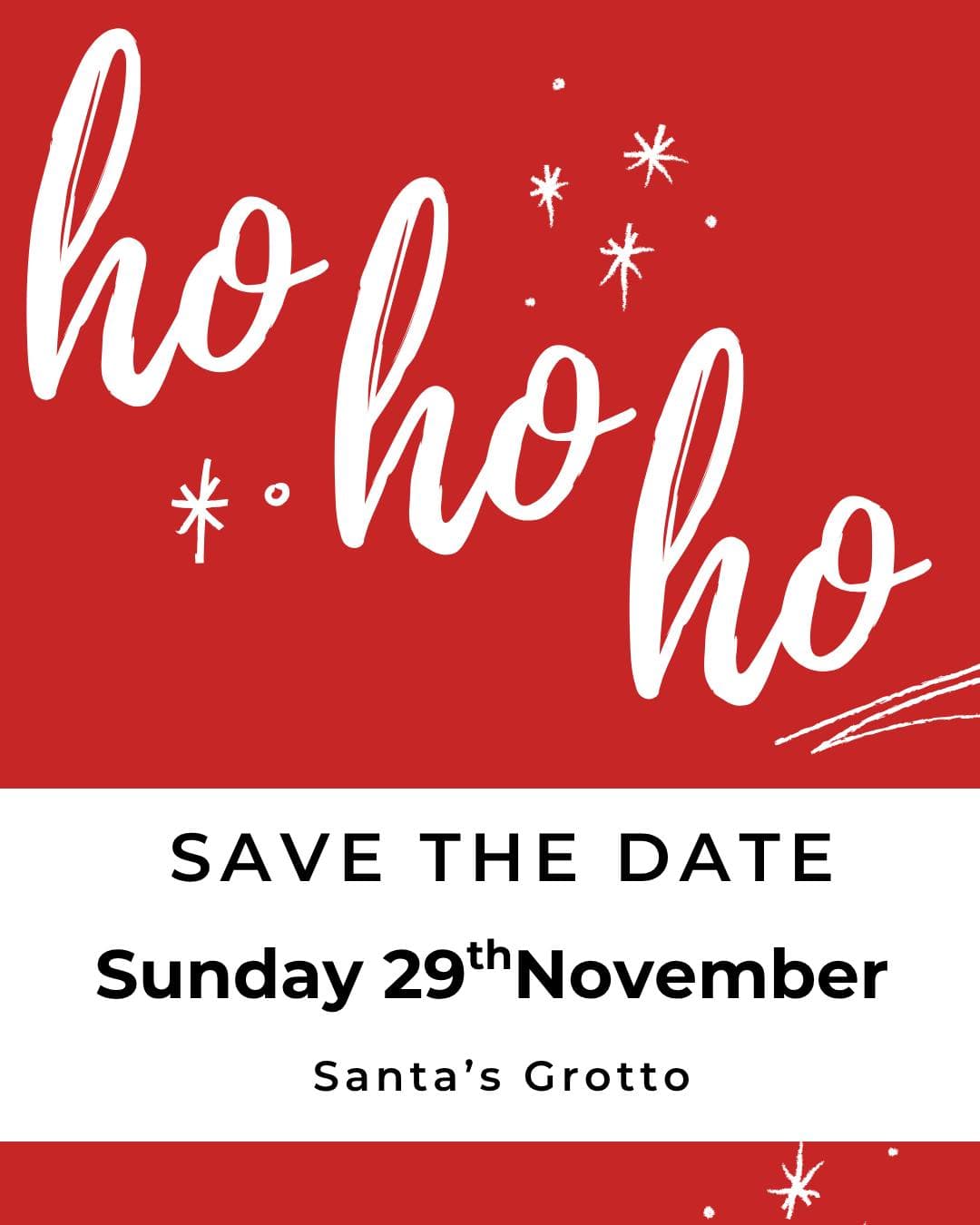 Santa's Grotto (Panaga Club) event poster